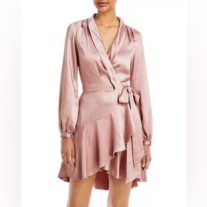 Lucy Paris Pink Wrap Dress